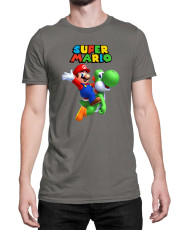 Мъжка Тениска Super Mario Nintendo Mario Yoshi 2