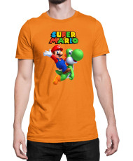 Мъжка Тениска Super Mario Nintendo Mario Yoshi 2