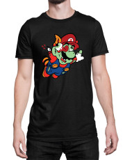 Мъжка Тениска Super Mario Nintendo Mario Zombie Fly