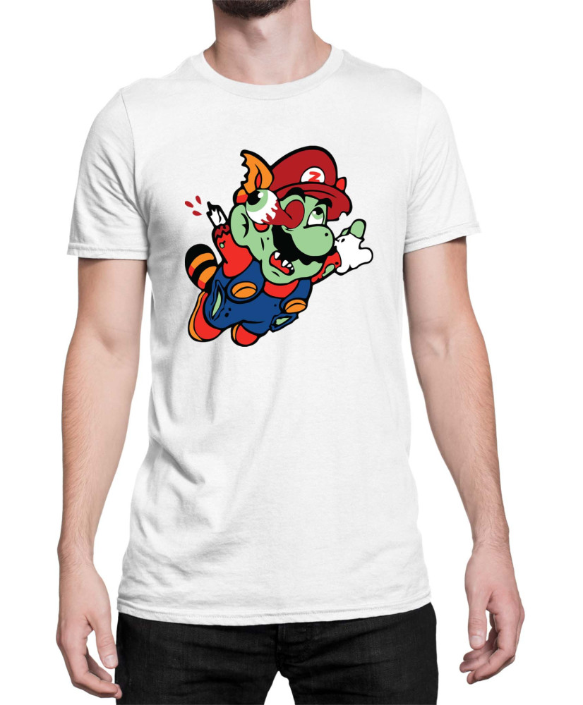 Мъжка Тениска Super Mario Nintendo Mario Zombie Fly