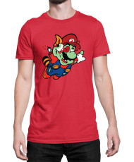 Мъжка Тениска Super Mario Nintendo Mario Zombie Fly