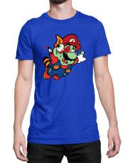 Мъжка Тениска Super Mario Nintendo Mario Zombie Fly