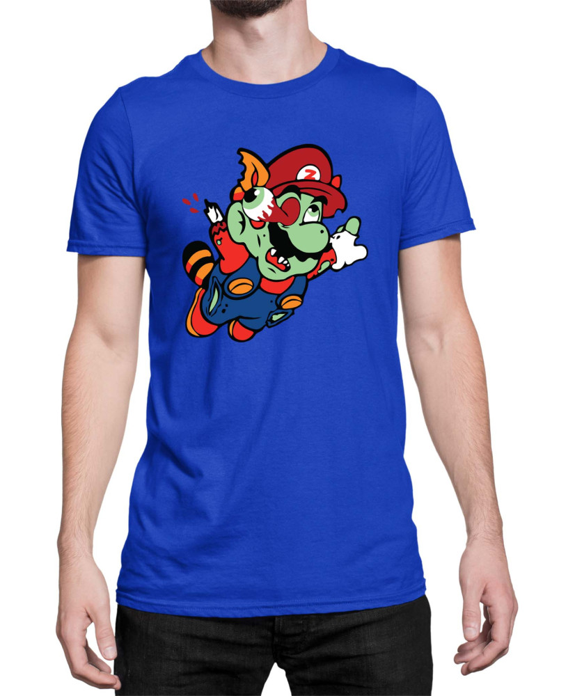 Мъжка Тениска Super Mario Nintendo Mario Zombie Fly