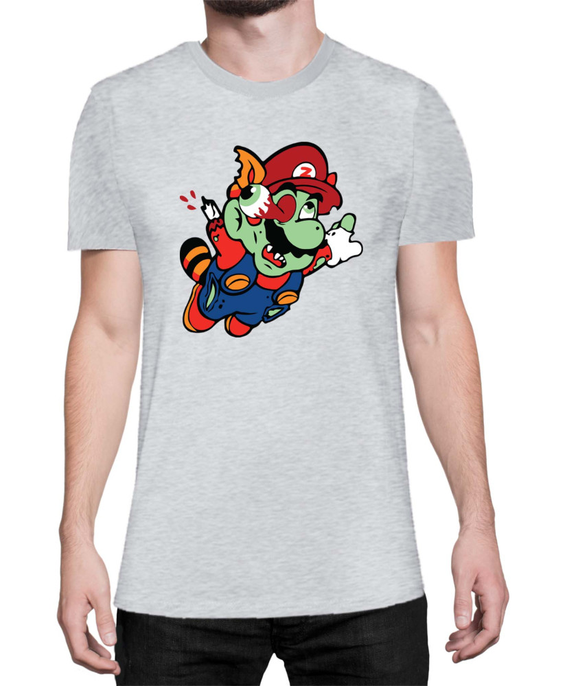 Мъжка Тениска Super Mario Nintendo Mario Zombie Fly