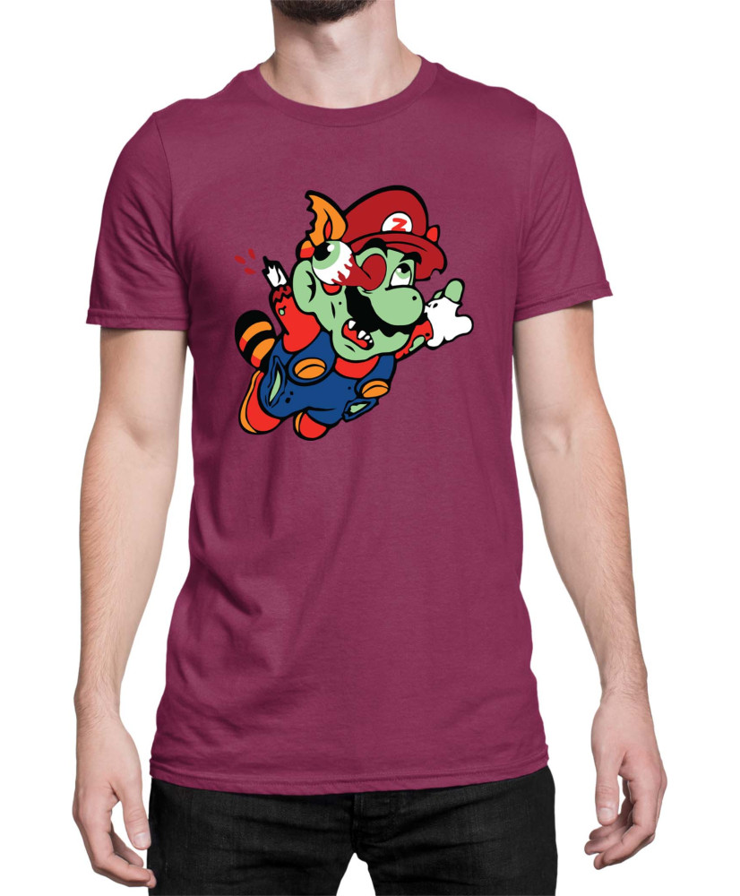 Мъжка Тениска Super Mario Nintendo Mario Zombie Fly