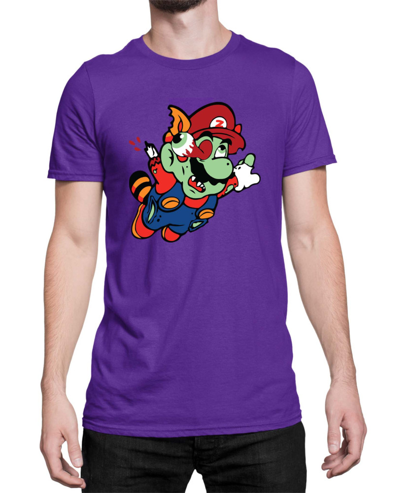 Мъжка Тениска Super Mario Nintendo Mario Zombie Fly