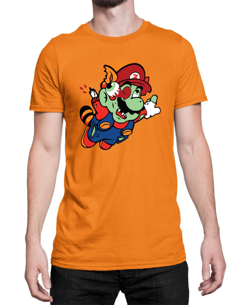 Мъжка Тениска Super Mario Nintendo Mario Zombie Fly