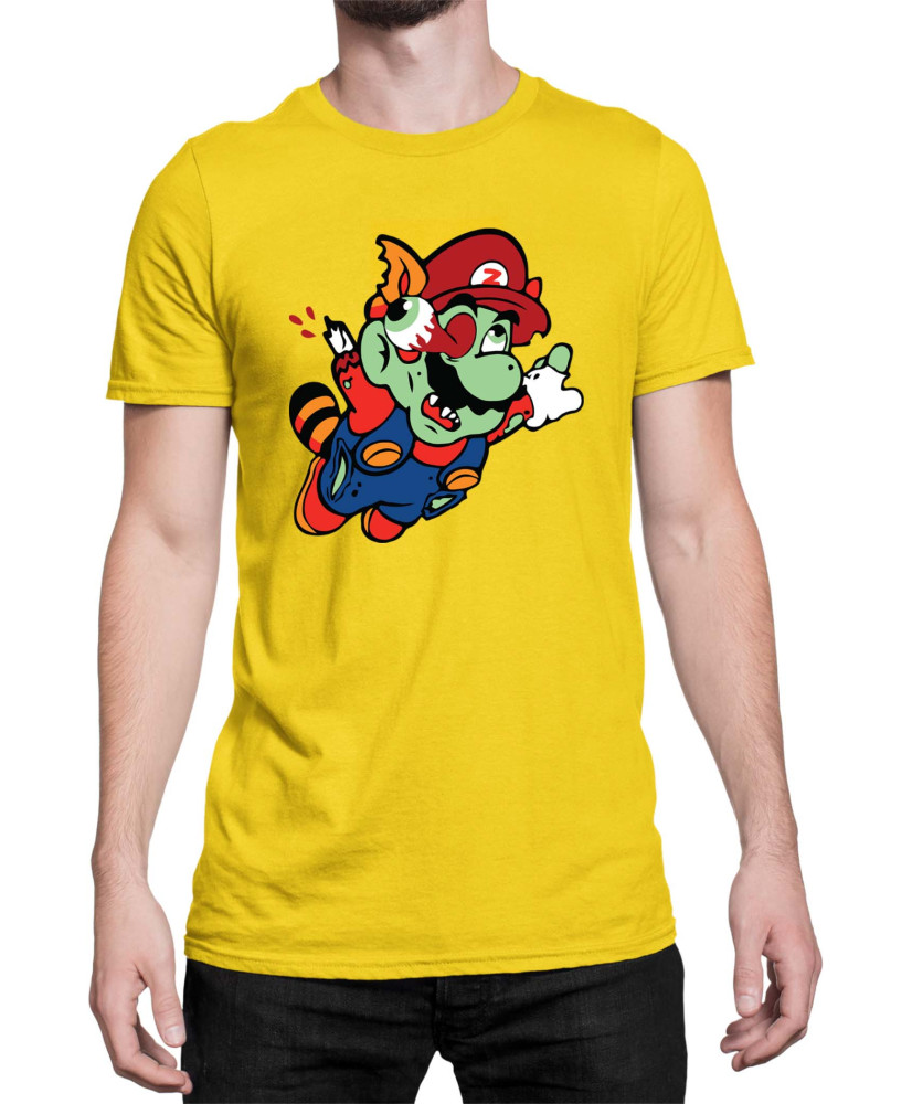 Мъжка Тениска Super Mario Nintendo Mario Zombie Fly