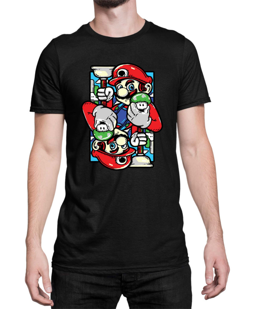 Мъжка Тениска Super Mario Nintendo Mirror Mario