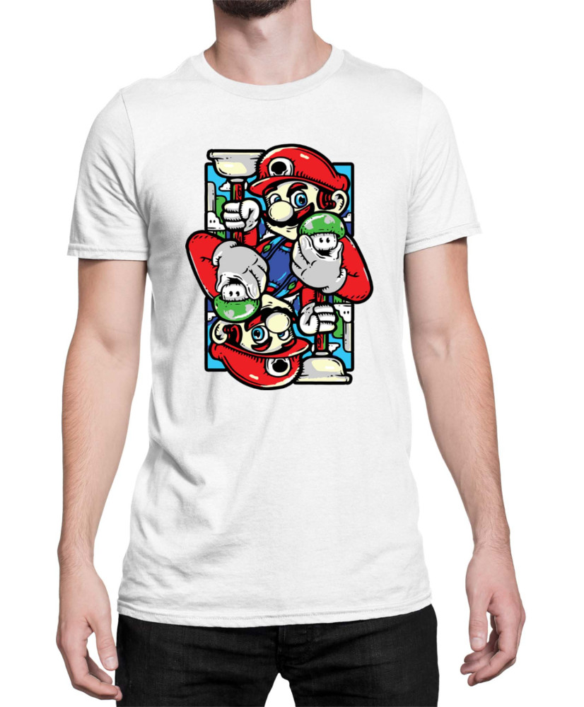 Мъжка Тениска Super Mario Nintendo Mirror Mario