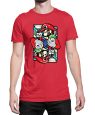 Мъжка Тениска Super Mario Nintendo Mirror Mario