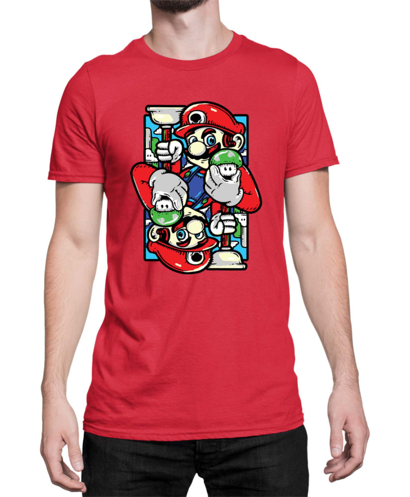 Мъжка Тениска Super Mario Nintendo Mirror Mario
