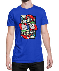 Мъжка Тениска Super Mario Nintendo Mirror Mario