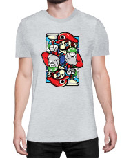 Мъжка Тениска Super Mario Nintendo Mirror Mario