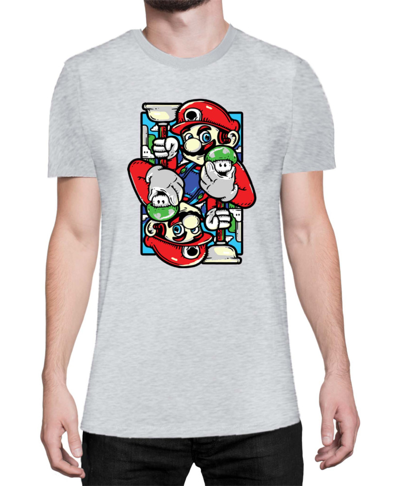 Мъжка Тениска Super Mario Nintendo Mirror Mario