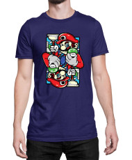 Мъжка Тениска Super Mario Nintendo Mirror Mario