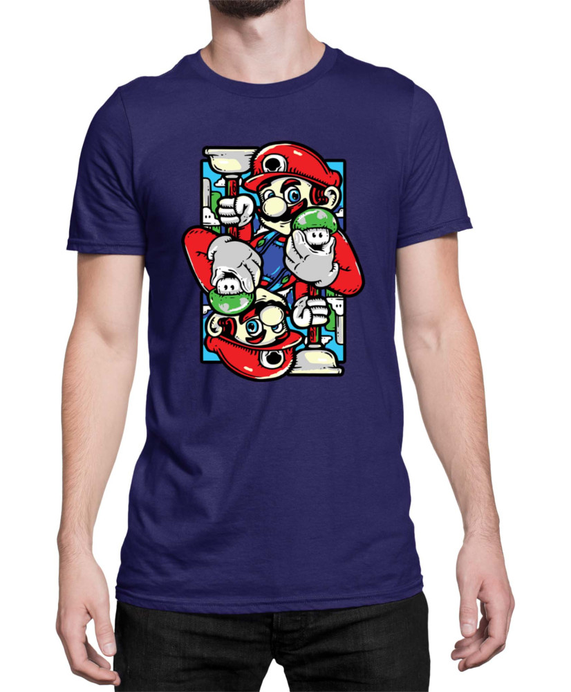 Мъжка Тениска Super Mario Nintendo Mirror Mario