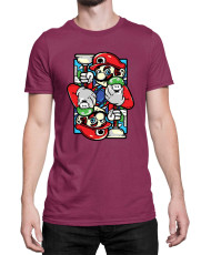 Мъжка Тениска Super Mario Nintendo Mirror Mario