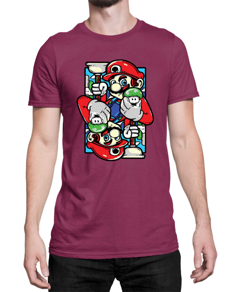 Мъжка Тениска Super Mario Nintendo Mirror Mario