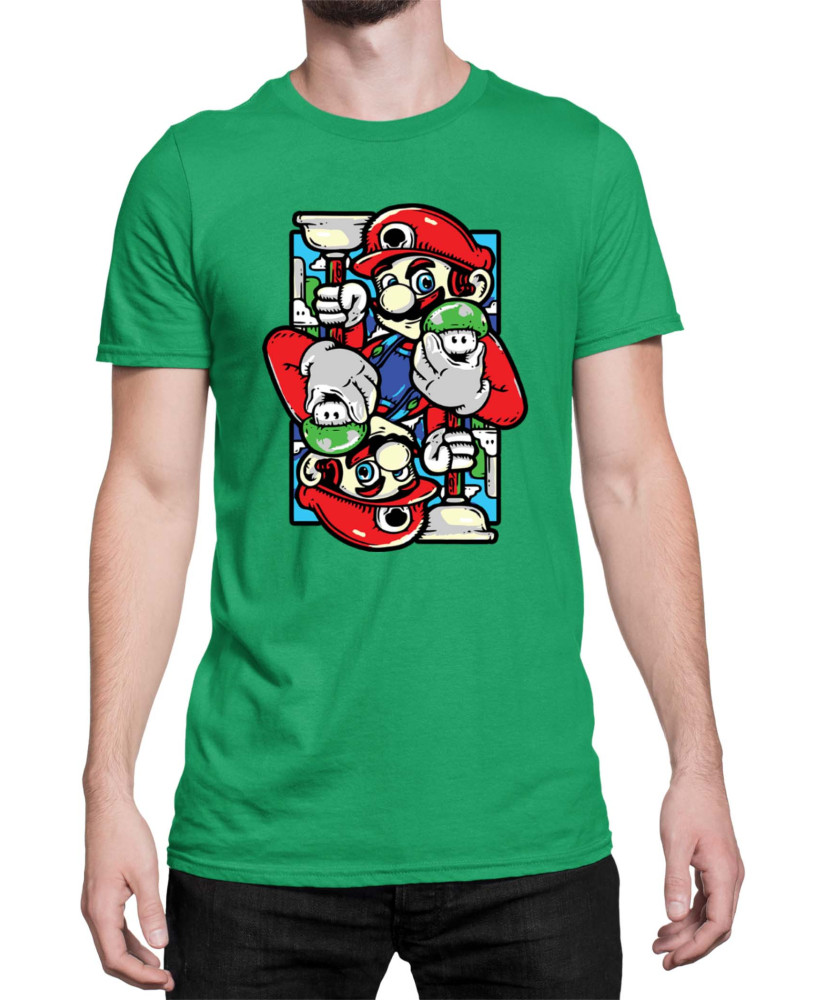 Мъжка Тениска Super Mario Nintendo Mirror Mario
