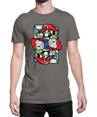 Мъжка Тениска Super Mario Nintendo Mirror Mario
