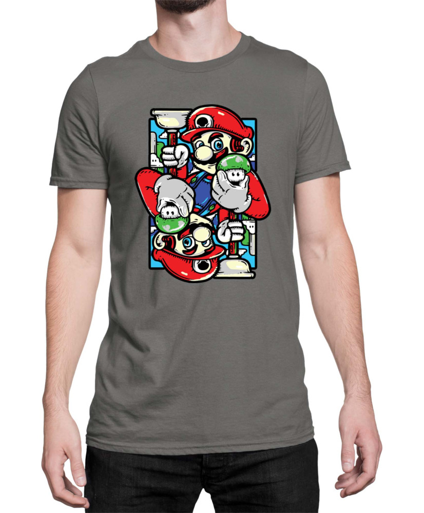 Мъжка Тениска Super Mario Nintendo Mirror Mario