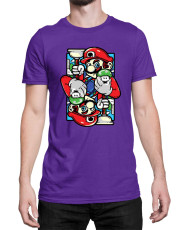 Мъжка Тениска Super Mario Nintendo Mirror Mario