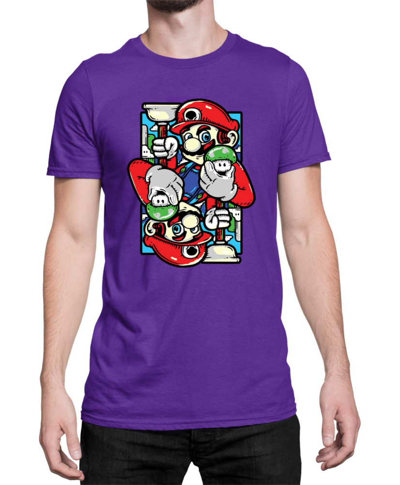 Мъжка Тениска Super Mario Nintendo Mirror Mario