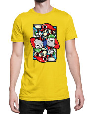 Мъжка Тениска Super Mario Nintendo Mirror Mario