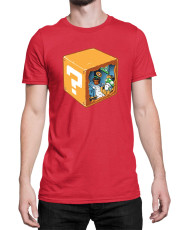 Мъжка Тениска Super Mario Nintendo Mystery Box Inside