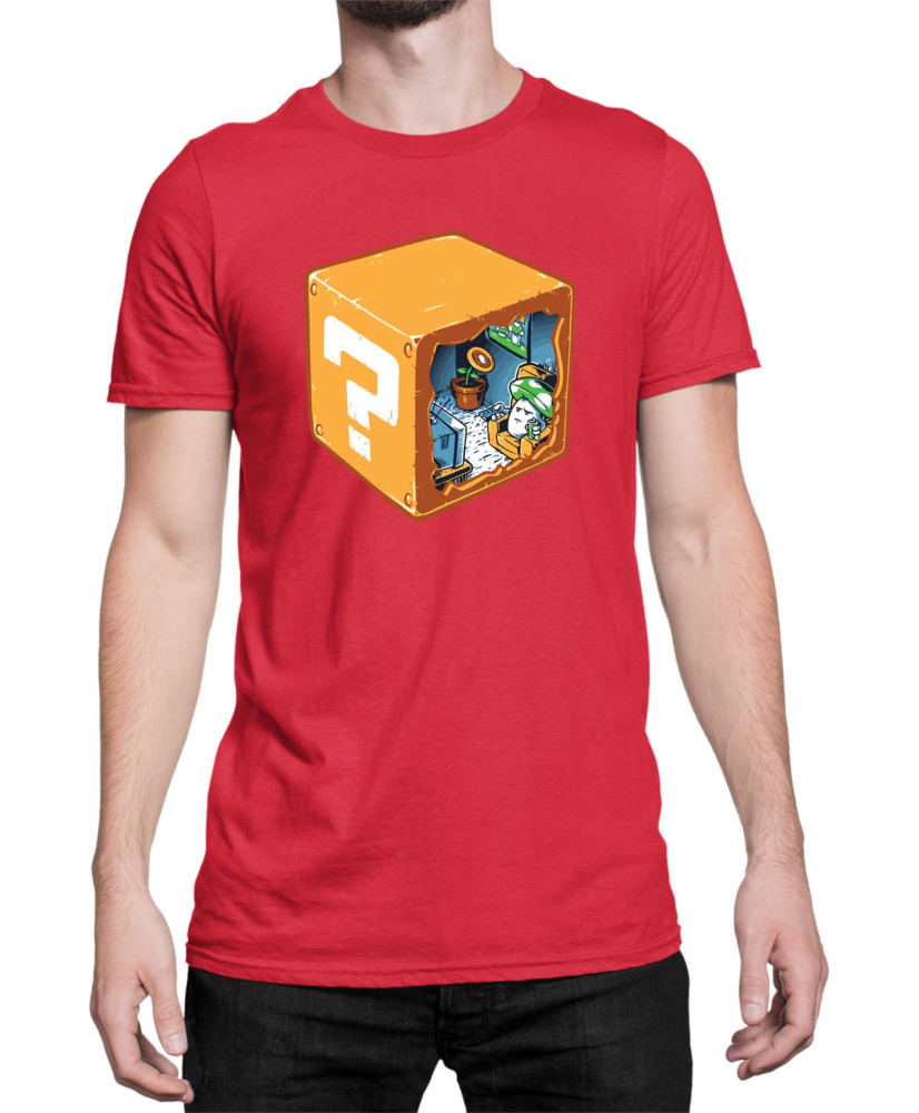 Мъжка Тениска Super Mario Nintendo Mystery Box Inside