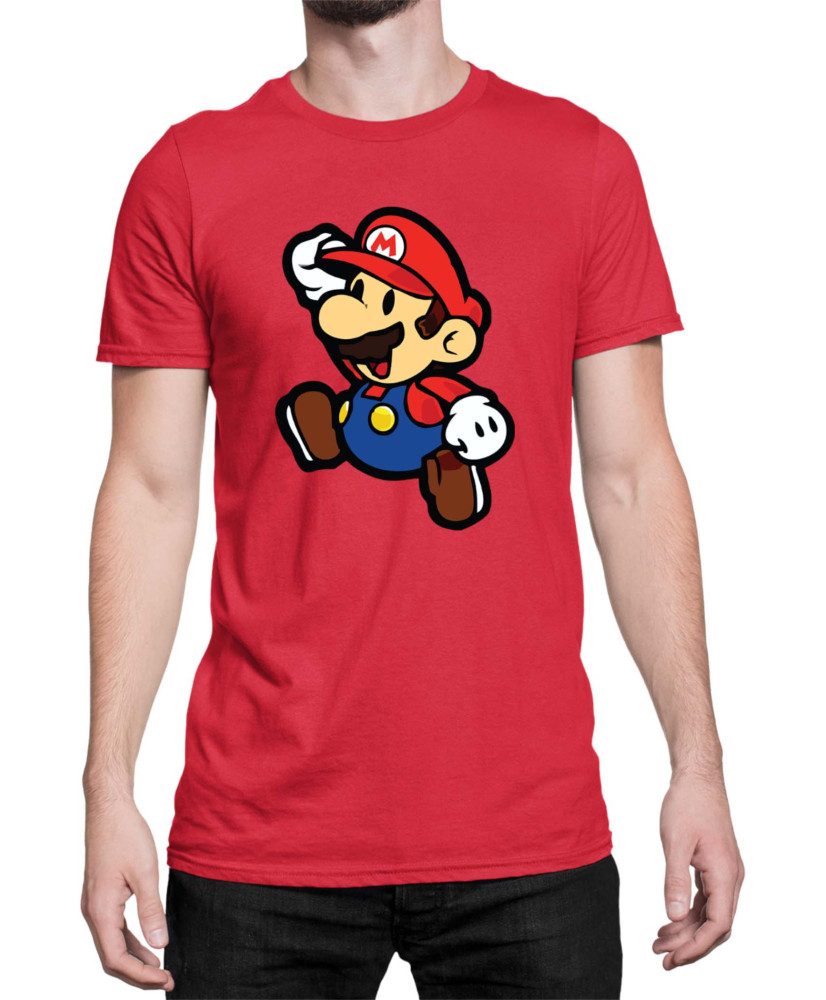Мъжка Тениска Super Mario Nintendo Paper Mario 02