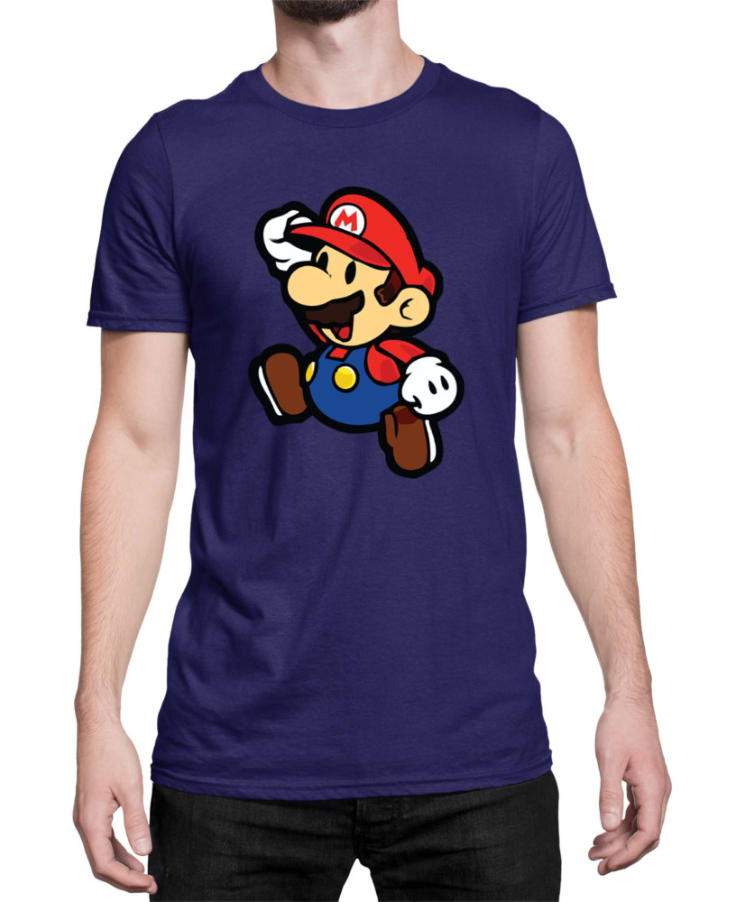 Мъжка Тениска Super Mario Nintendo Paper Mario 02