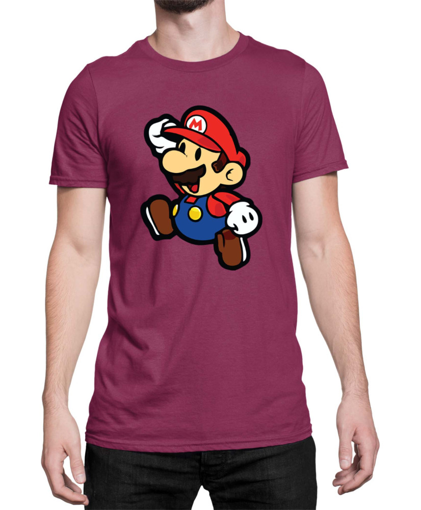 Мъжка Тениска Super Mario Nintendo Paper Mario 02