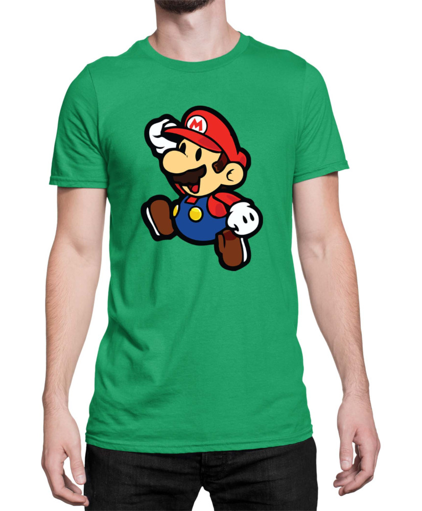 Мъжка Тениска Super Mario Nintendo Paper Mario 02