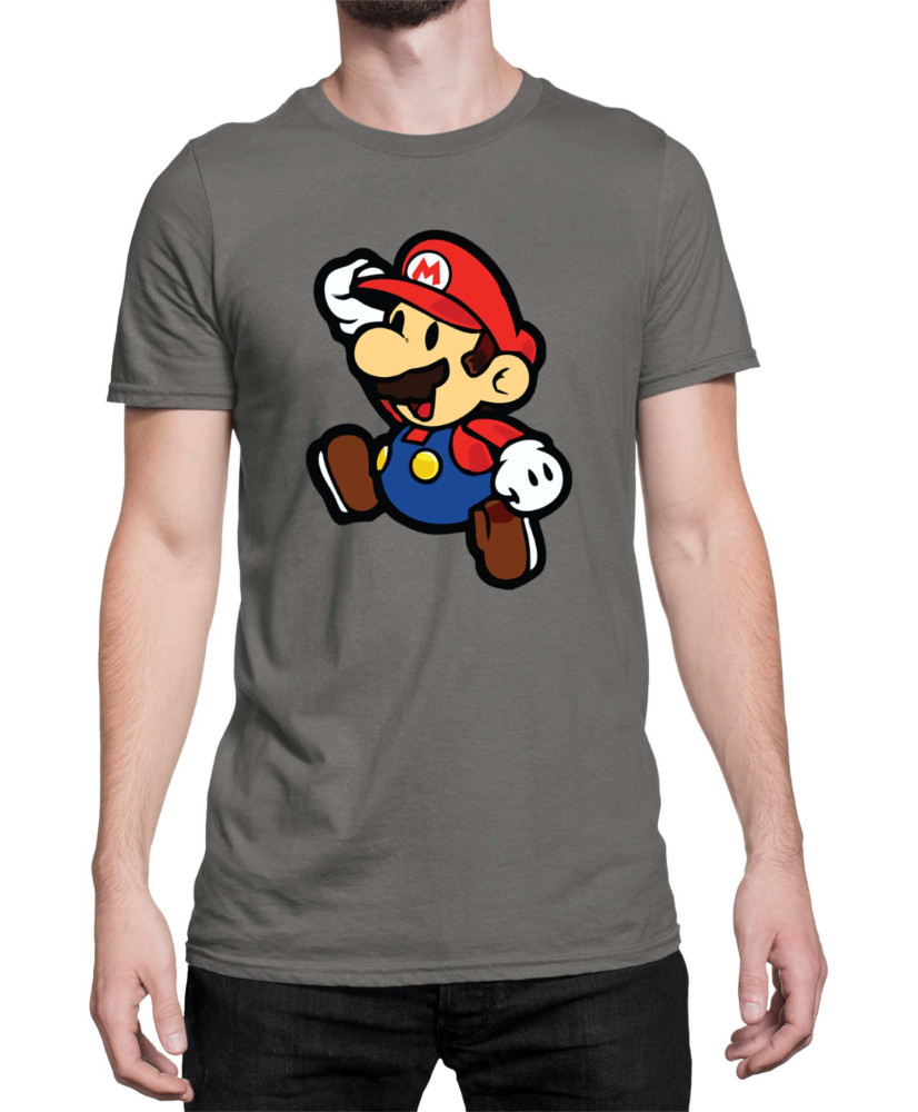 Мъжка Тениска Super Mario Nintendo Paper Mario 02