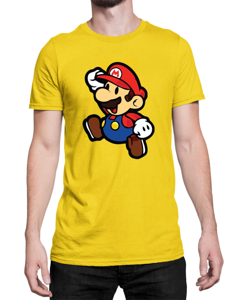 Мъжка Тениска Super Mario Nintendo Paper Mario 02