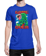 Мъжка Тениска Super Mario Nintendo Piranha Plant Game Over