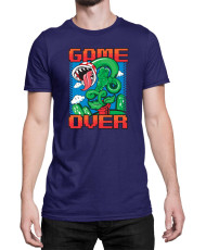 Мъжка Тениска Super Mario Nintendo Piranha Plant Game Over