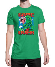 Мъжка Тениска Super Mario Nintendo Piranha Plant Game Over