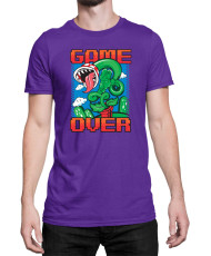 Мъжка Тениска Super Mario Nintendo Piranha Plant Game Over