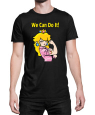 Мъжка Тениска Super Mario Nintendo Princess Peach  We Can Do It