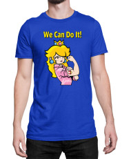 Мъжка Тениска Super Mario Nintendo Princess Peach  We Can Do It