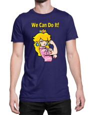 Мъжка Тениска Super Mario Nintendo Princess Peach  We Can Do It
