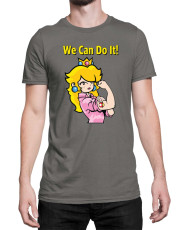 Мъжка Тениска Super Mario Nintendo Princess Peach  We Can Do It