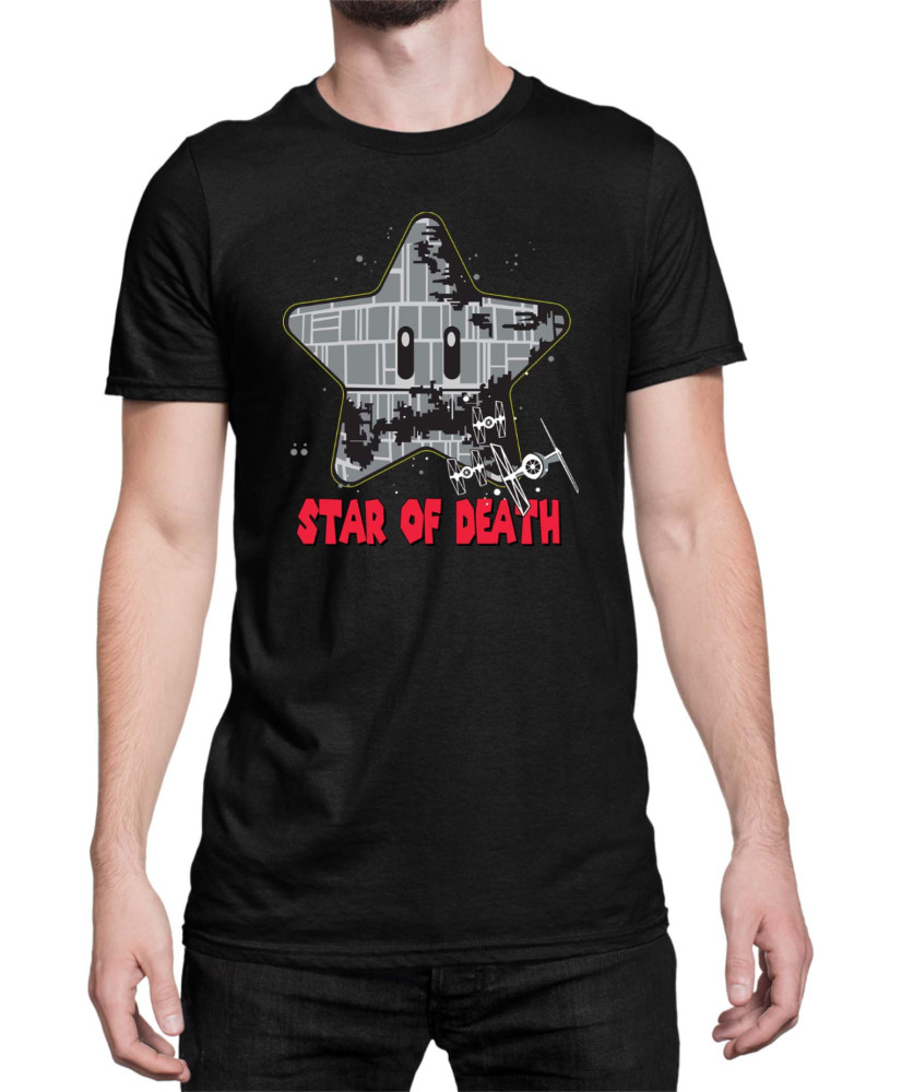 Мъжка Тениска Super Mario Nintendo Star Of Death