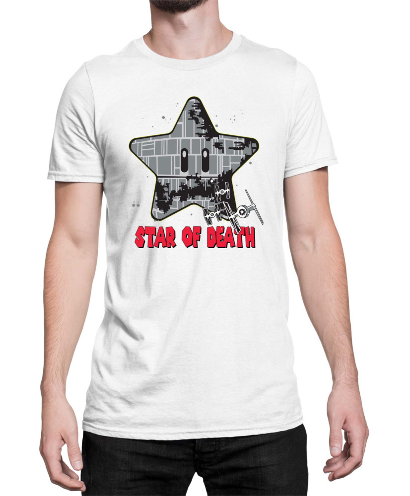 Мъжка Тениска Super Mario Nintendo Star Of Death