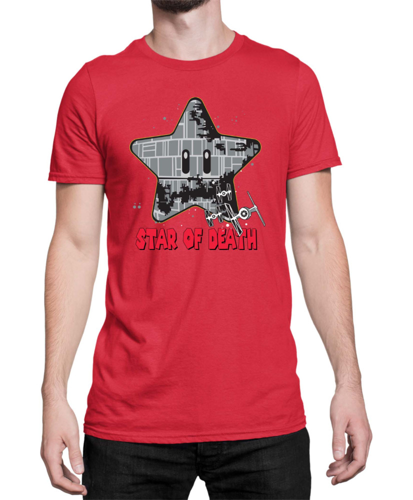 Мъжка Тениска Super Mario Nintendo Star Of Death