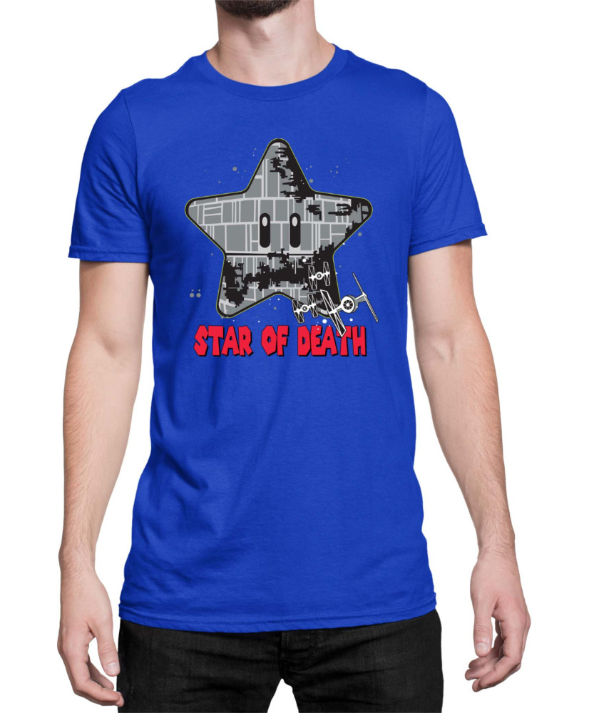 Мъжка Тениска Super Mario Nintendo Star Of Death