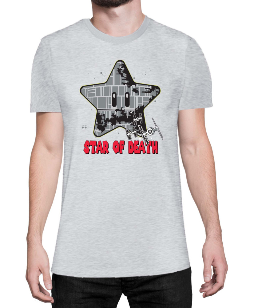 Мъжка Тениска Super Mario Nintendo Star Of Death